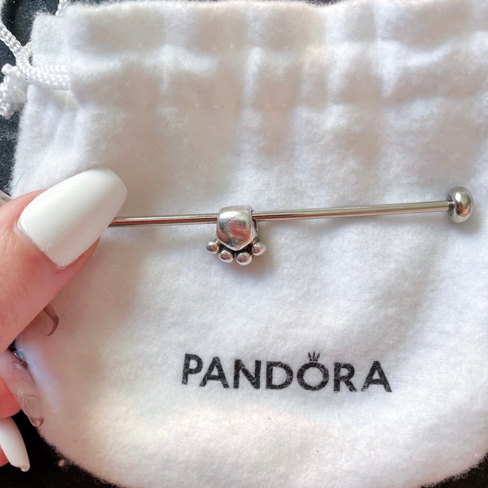 Pandora Paw Print Charm